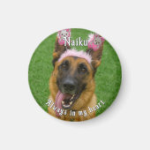 Pet Photo Memorial Magnet マグネット (正面)