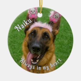Pet Photo Memorial Ornament セラミックオーナメント
