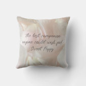 Pet photo - pearl colour  クッション (裏面)