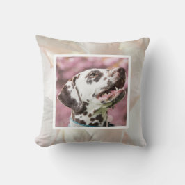 Pet photo - pearl colour  クッション