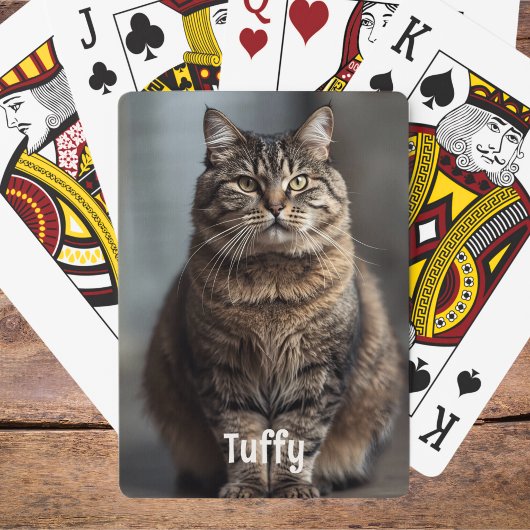 Pet Photo Playing Cards Cat Mom Gift Idea Cat Dad トランプ