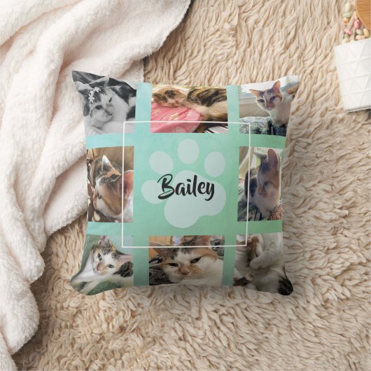 Pet Photo Thow Pillow - Personalization クッション (ブランケット)