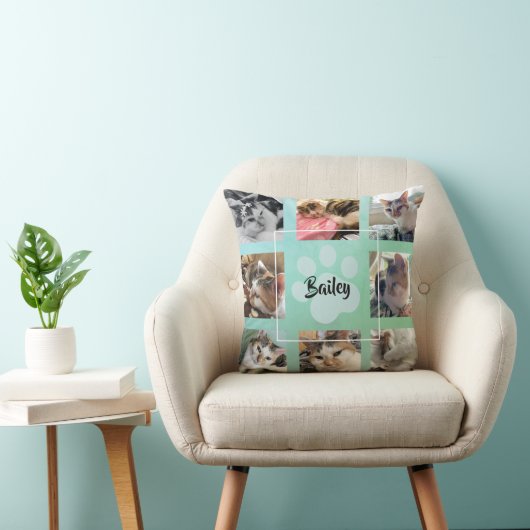 Pet Photo Thow Pillow - Personalization クッション (椅子)