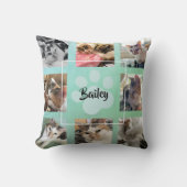 Pet Photo Thow Pillow - Personalization クッション (正面)