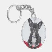 Pet Photo with Name Personalized キーホルダー (正面左)