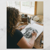 Pet Portrait Flyers  チラシ (裏面)