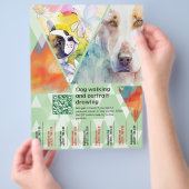 Pet Portrait Flyers  チラシ (手)