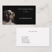 Pet Portrait Painting Business Card 名刺 (正面/裏面)