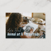 Pet Portraits Service  名刺 (正面)