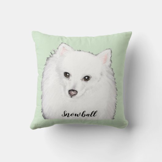 Pet Remembrance Throw Pillow クッション (裏面)