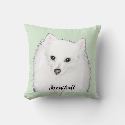 Pet Remembrance Throw Pillow クッション (正面)