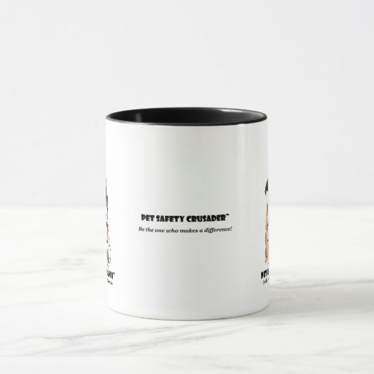 Pet Safety Crusader Coffee Mug  マグカップ (中央)