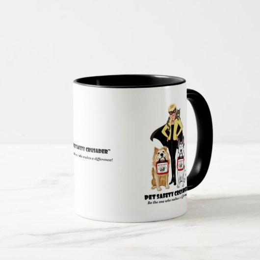 Pet Safety Crusader Coffee Mug  マグカップ (正面右)