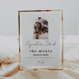 Pet Signature Drink with Photo  ポスター