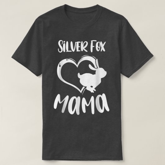 Pet Silver Fo Mama Rabbit Owner Mother Women Girls Tシャツ (デザイン正面)
