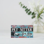 Pet Sister For Hire名刺 – Blue Red 名刺 (スタンド正面)