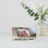 Pet Sitter Service 名刺 (スタンド正面)