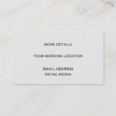 Pet Sitter Service 名刺 (裏面)