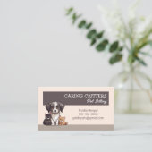 Pet Sitting Business Card 名刺 (スタンド正面)