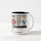 Pet Store – 男性マンガ(PrintedPerfection.com) ツートーンマグカップ (正面右)