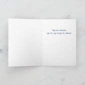 Pet Sympathy Beagle Dog Wildflower Meadow カード (内部)