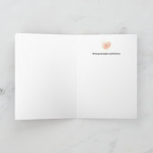 Pet Sympathy Card Love Paw Series カード (内部)