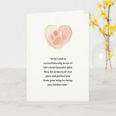 Pet Sympathy Card Love Paw Series カード (黄色い花)