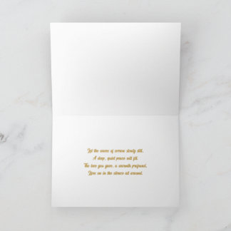 Pet Sympathy Card Love Paw Series サンキューカード
