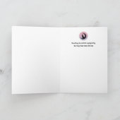 Pet Sympathy Card Moon Dog Series カード (内部)