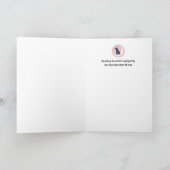 Pet Sympathy Card Moon Dog Series カード (内部)