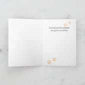 Pet Sympathy Card Watercolor Series カード (内部)