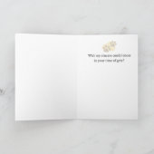 Pet Sympathy Card Watercolor Series カード (内部)