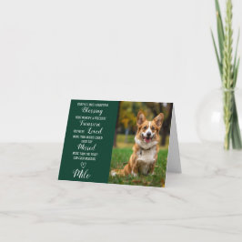 Pet Sympathy Personalized Photo Pet Loss Card カード