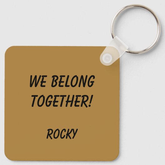 Pet Talk  キーホルダー (裏面)