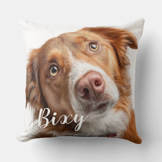 Pet Throw Pillows besties クッション (正面)