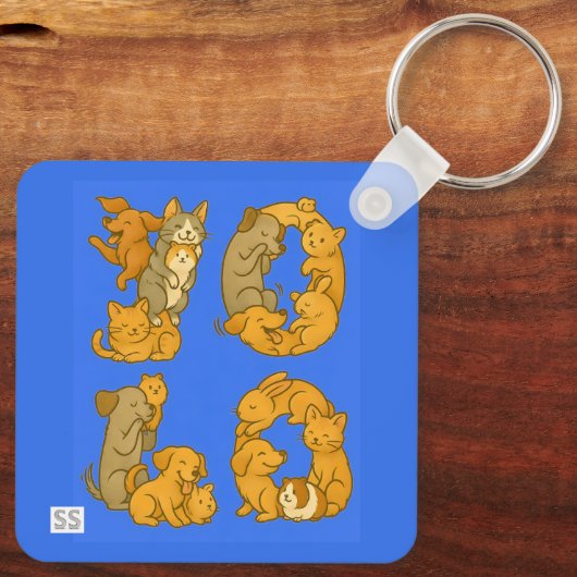 Pet YOLO  キーホルダー (裏面)