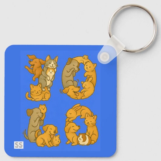 Pet YOLO  キーホルダー (裏面)