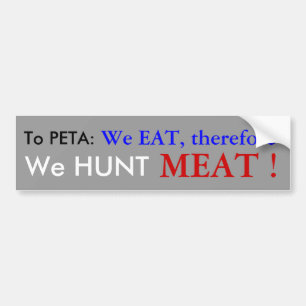 PETAに: バンパーステッカー