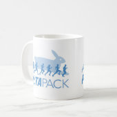 PETAのパックのマグ コーヒーマグカップ (正面左)