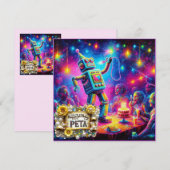 PETA ~ Birthday Card ~ Robot ~ (正面/裏面)