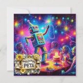 PETA ~ Birthday Card ~ Robot ~ (正面)