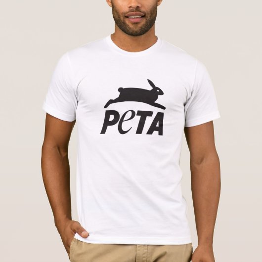 PETA logo t-shirt Tシャツ (正面)