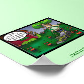 PETA & The Crabgrass漫画のポスおもしろいター ポスター (角)