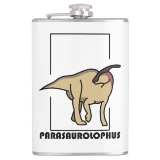 Petaca diseño dinosaurio Parasaurolophus フラスク