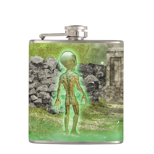 Petaca The Silent Man フラスク (正面)