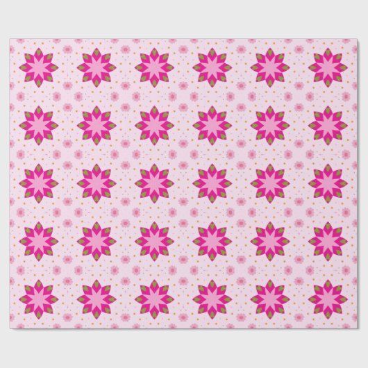 Petal Blossom Confetti pattern ラッピングペーパー (フラット)