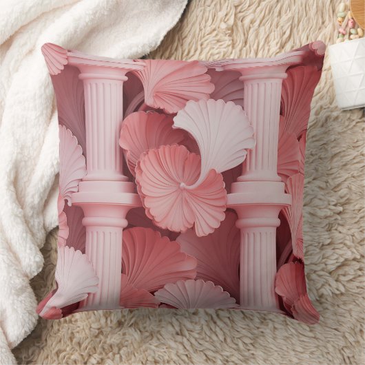 Petal Column Overlap 3D Batik Motif クッション (ブランケット)