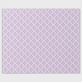 Petal Diamond in Lilac and Green ラッピングペーパー (フラット)