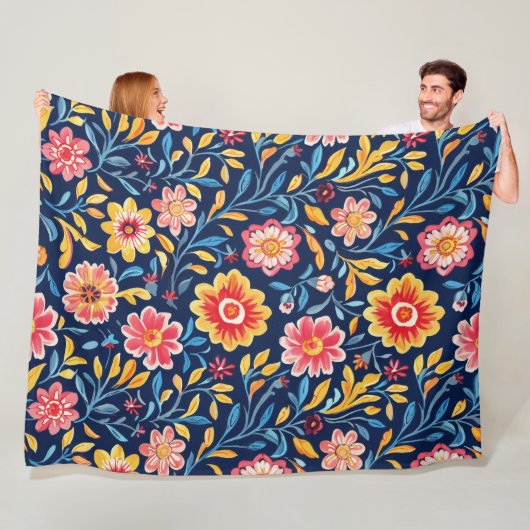 Petal Kissed Morning 60x80 Fleece Blanket フリースブランケット (インサイチュ)