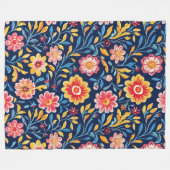 Petal Kissed Morning 60x80 Fleece Blanket フリースブランケット (正面(横))